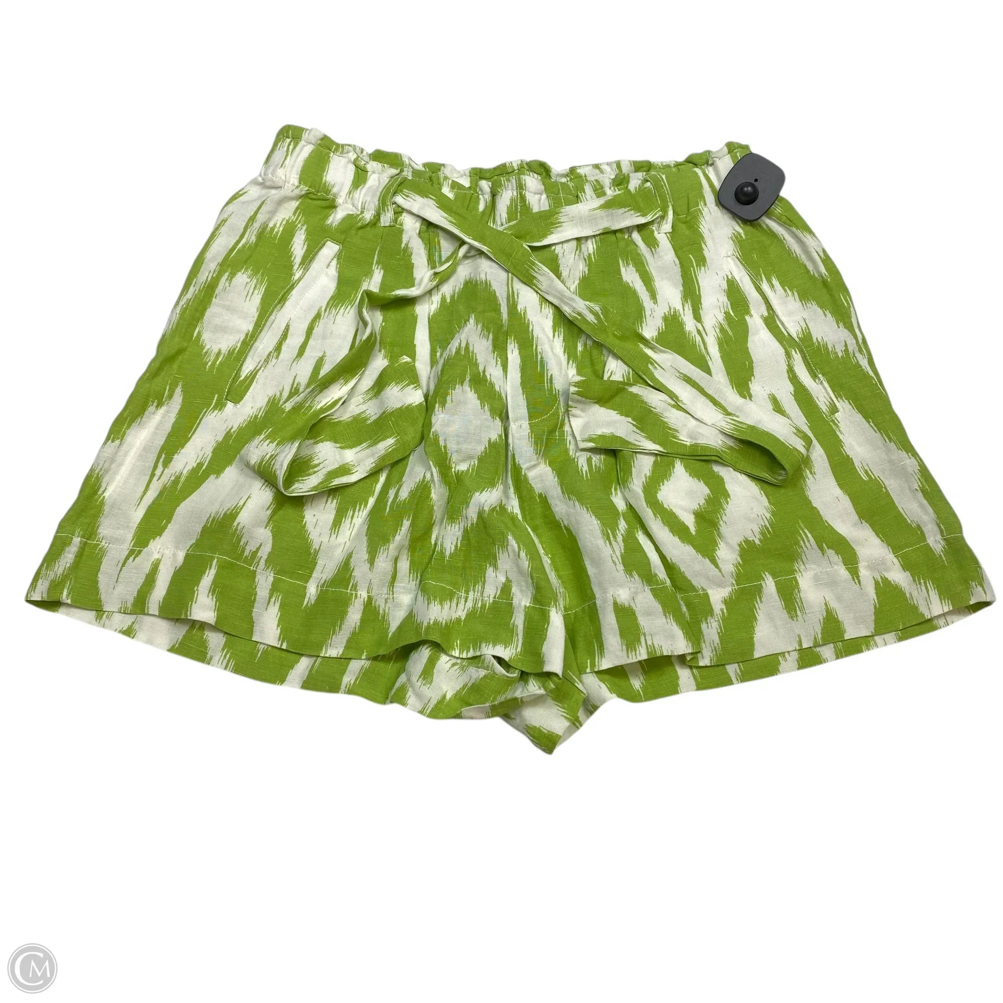 Men's Pants with Patchwork PatternsShorts By Anthropologie In Green & White, Size: M