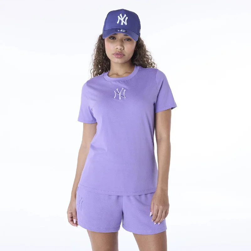 Men's Shirts for FishingNew York Yankees Womens MLB League Essential Purple T-Shirt