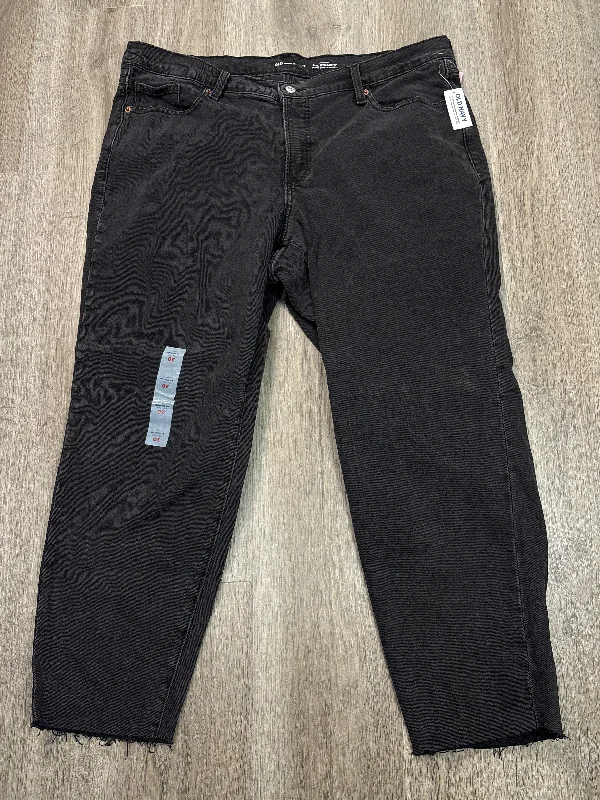 Wide-Brimmed Sun HatsJeans Straight By Old Navy In Black Denim, Size: 20