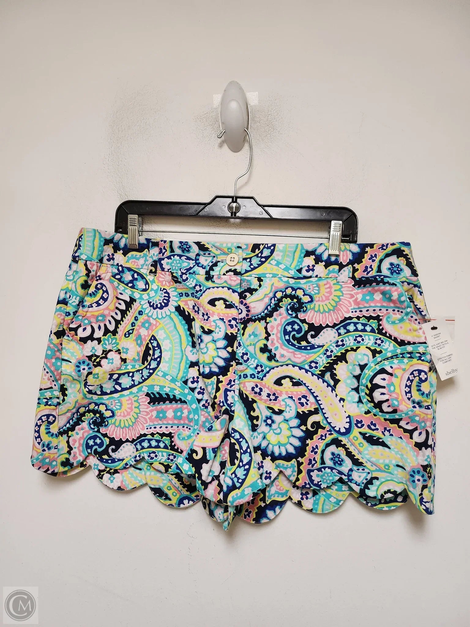 Men's Pants with Embroidered DesignsShorts By Crown And Ivy In Multi-colored, Size: 16