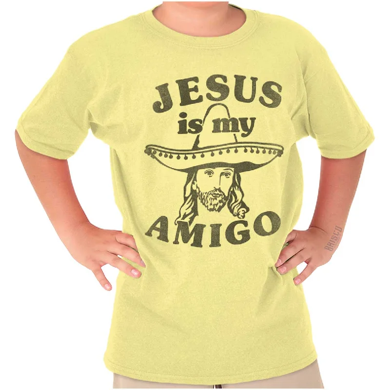Men's Performance Fabric Shirts for All-Day ComfortAmigo Jesus Youth T Shirt