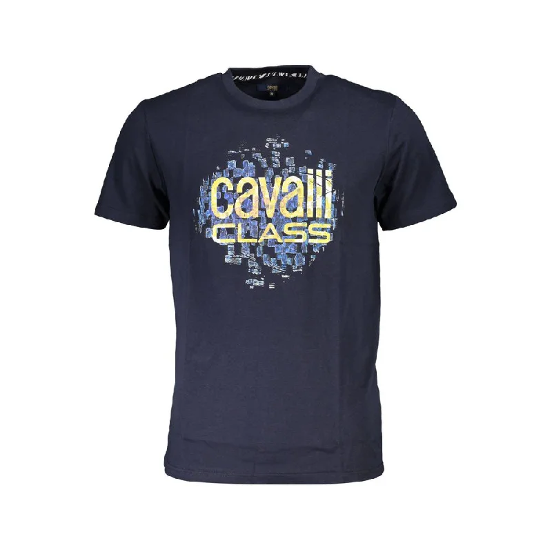 Men's Shirts with Striped PatternsCavalli Class  Cotton Men's T-Shirt