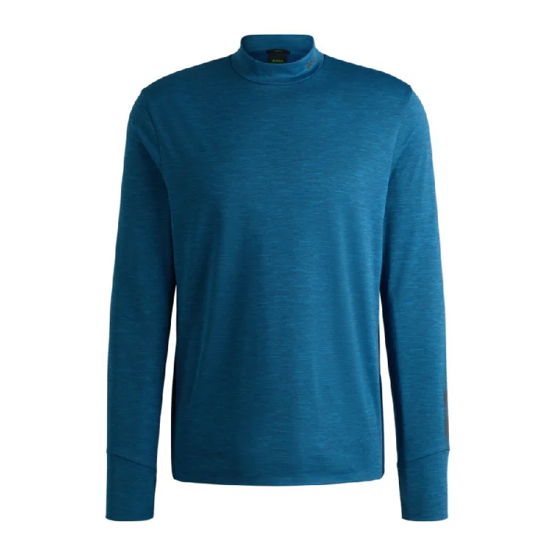 Men's Shirts with Button-Down CollarsSlim-fit long-sleeved T-shirt in temperature-regulating fabric
