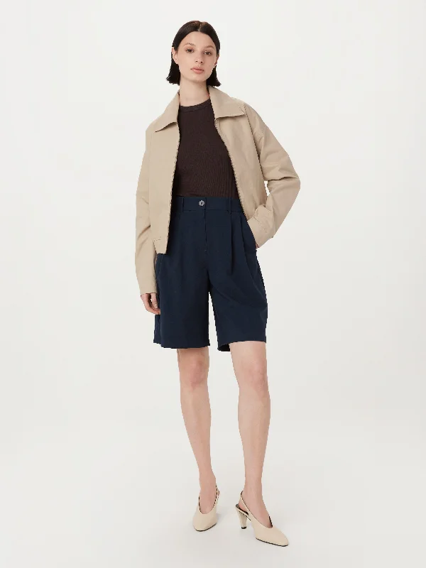 Men's Corduroy Pants for FallThe Celine Bermuda Short in Space Blue