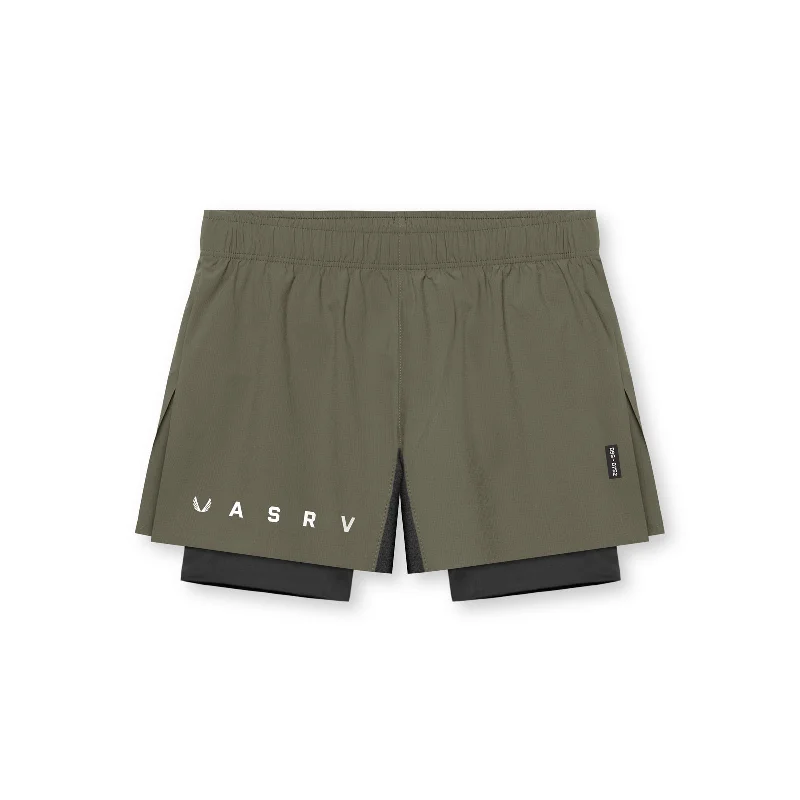 Men's Party Pants for a Fun Night Out0752. Ripstop 3" High Split Liner Short - Olive/Black