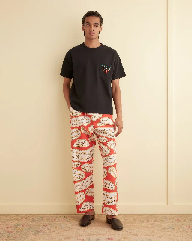 Men's Formal Trousers for BusinessRodeo Slogans Pajama Pants