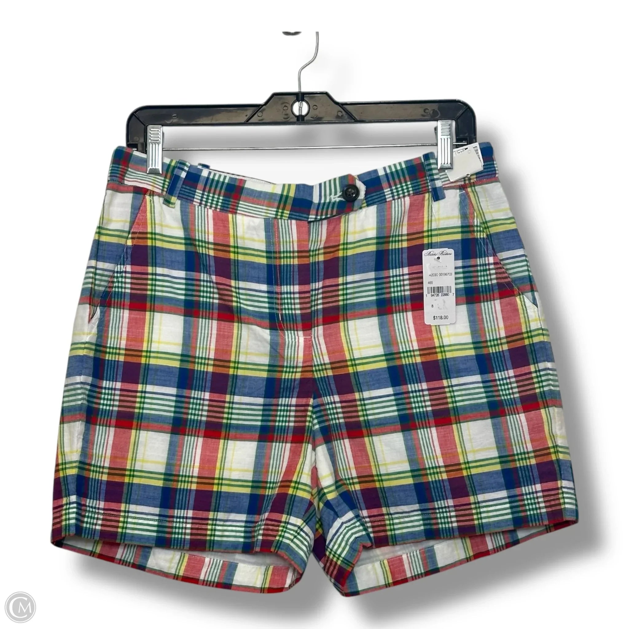 Men's Relaxed-Fit Pants for ComfortShorts By Brooks Brothers In Plaid, Size: 8