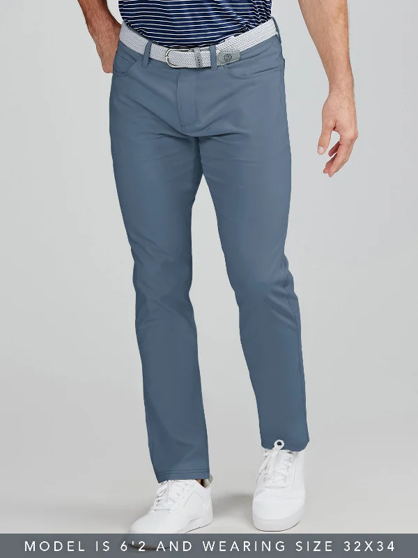 Men's Pants with Stain-Resistant TreatmentMotion Pant Tailored Fit - Deep Indigo