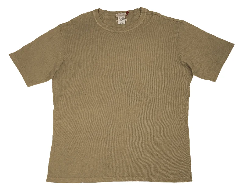 Men's Shirts with Bow TiesBally 6239958 Men's Sand Brown Cotton /Cashmere T-Shirt