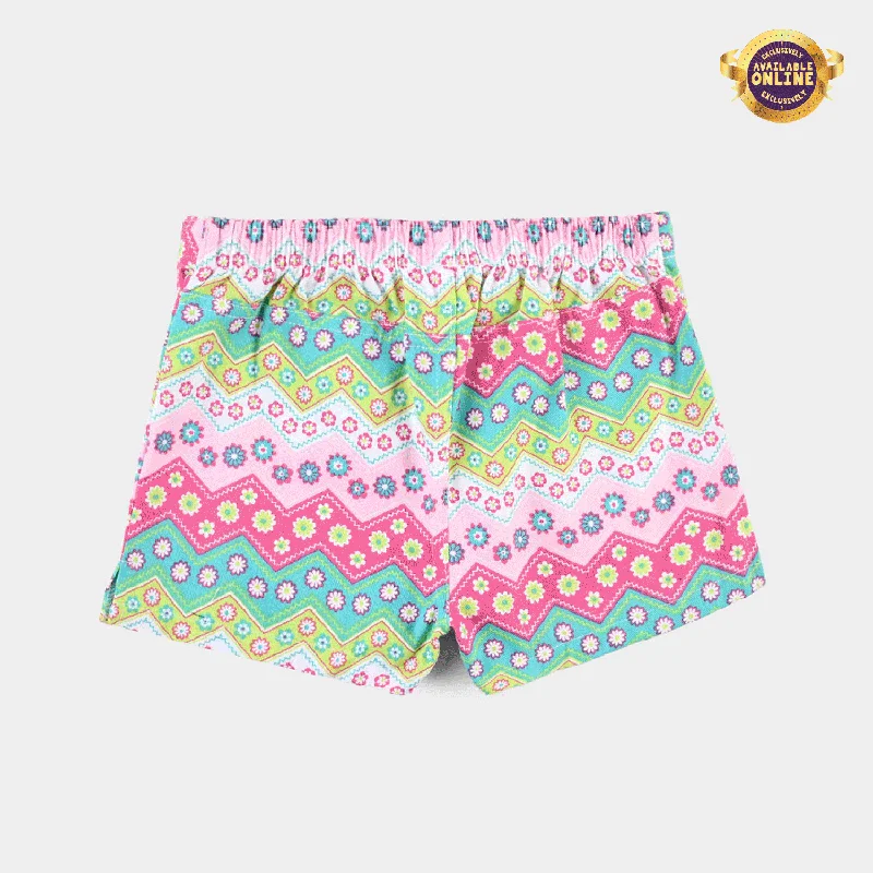 Casual Men's ChinosInfant Girls Poly Cotton Short Multi Tribe-Multi