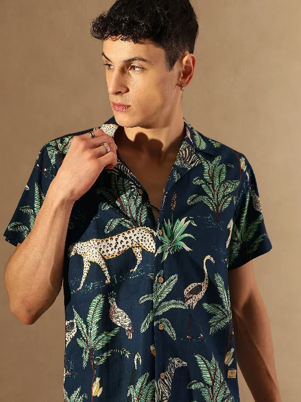 Men's Limited Edition Shirts for ExclusivityBlock Printed Cotton Shirt