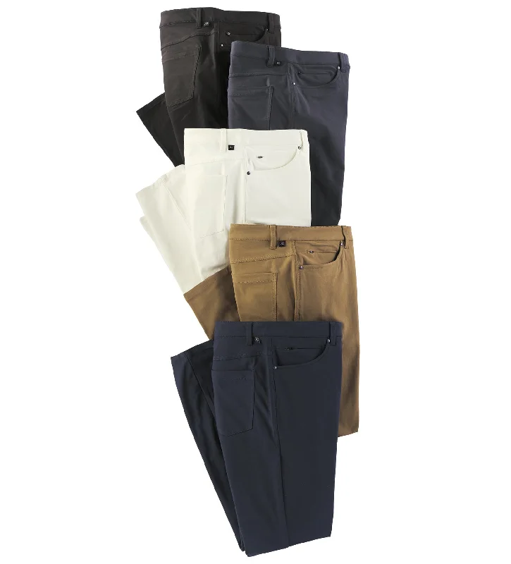 Men's Zippered Pants for Security7 Diamonds Infinity 7-Pocket Pant