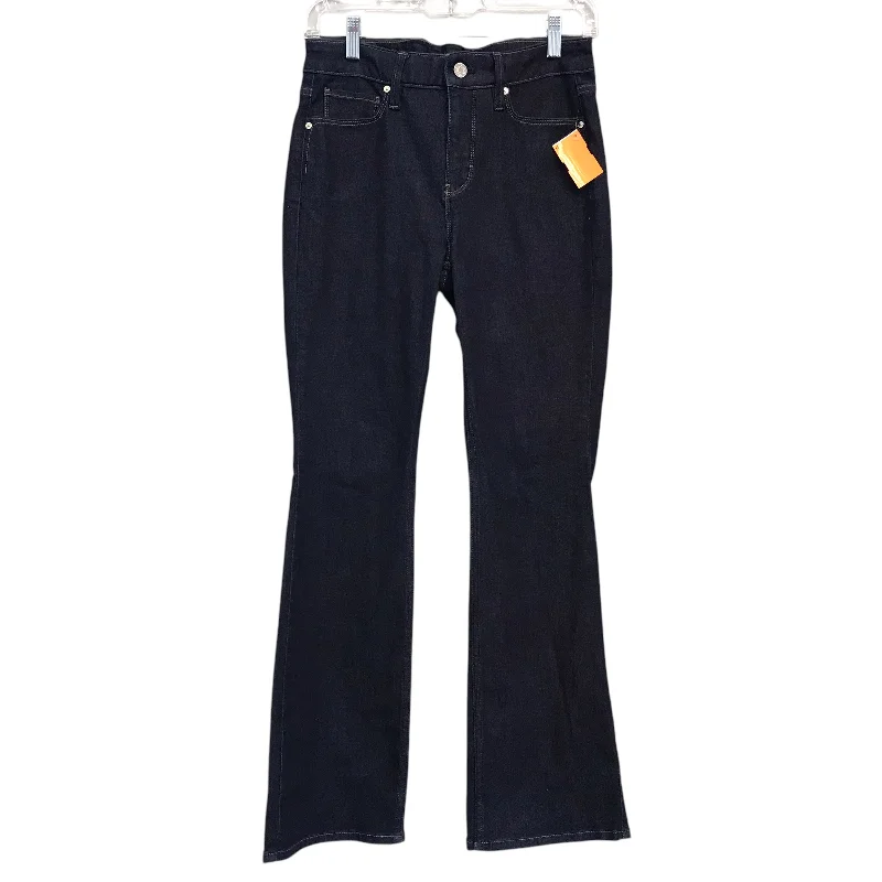 Vibrant Straw HatsJeans Flared By White House Black Market In Black Denim, Size:2