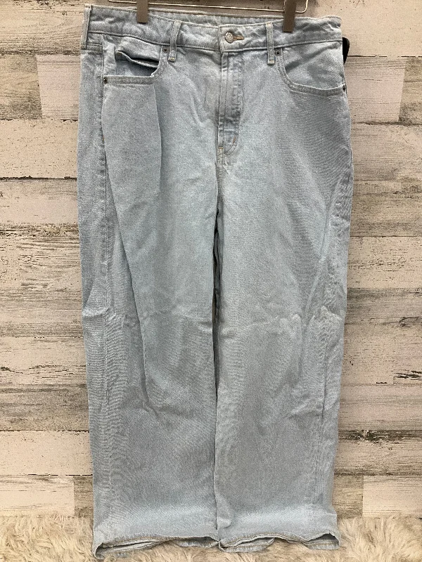 Bright Straw HatsJeans Wide Leg By Old Navy In Blue Denim, Size: 12