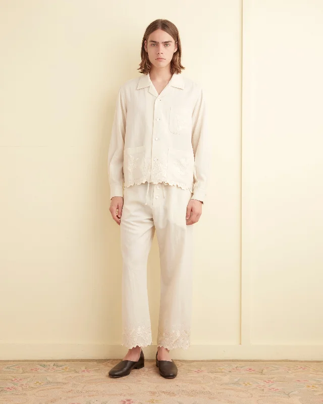 Men's Bootcut Jeans for a Flattering ShapeScalloped Acorn Pajama Pants