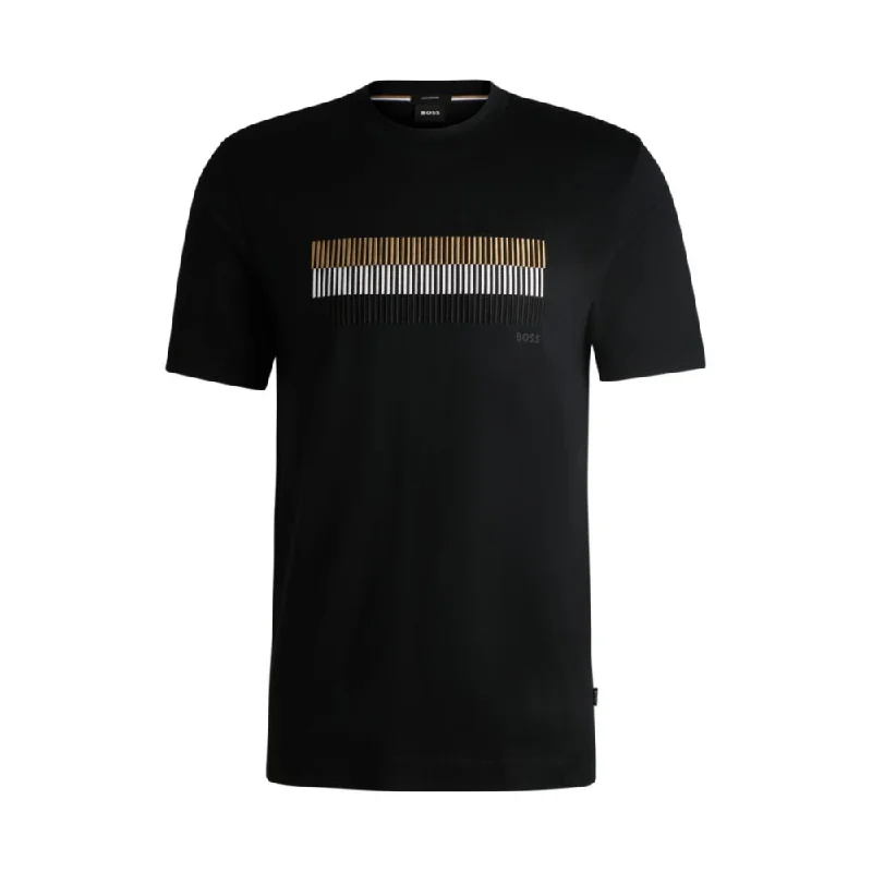 Men's Shirts with Belt LoopsMercerized-cotton T-shirt with brand artwork