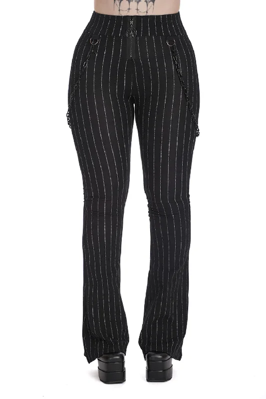 Men's Bootcut Jeans for a Flattering ShapeCharcoal Chic Flare Trousers