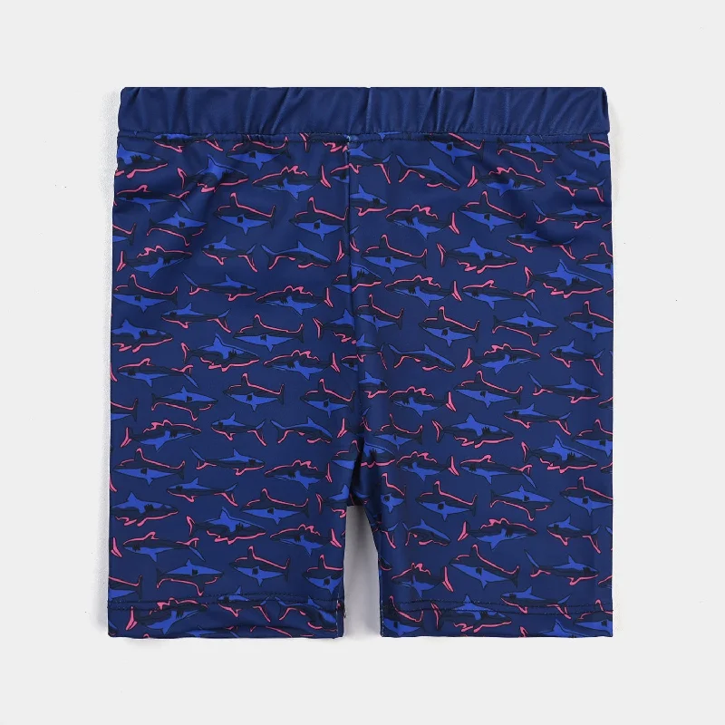 Men's Bootcut Jeans for a Flattering ShapeBoys Microfiber Jersey Swim Short Shark-NAVY
