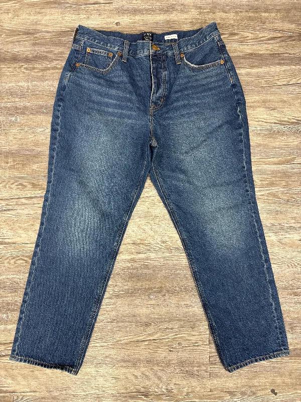 Reversible Sun HatsJeans Straight By J. Crew In Blue Denim, Size: 12