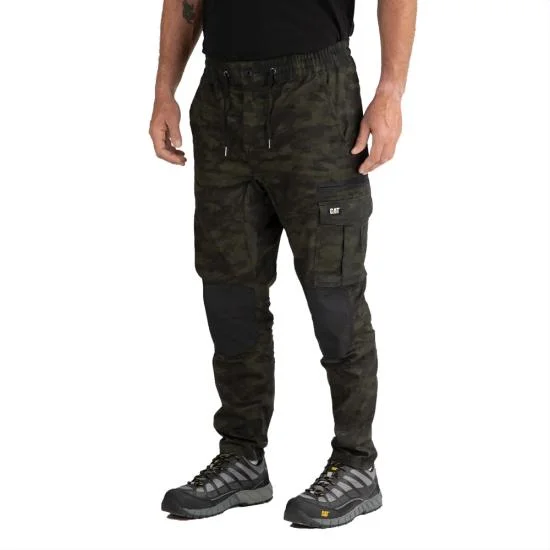 Men's Pants with Zippered PocketsCAT Men's Dynamic Oxford Knee Slim Fit Pant