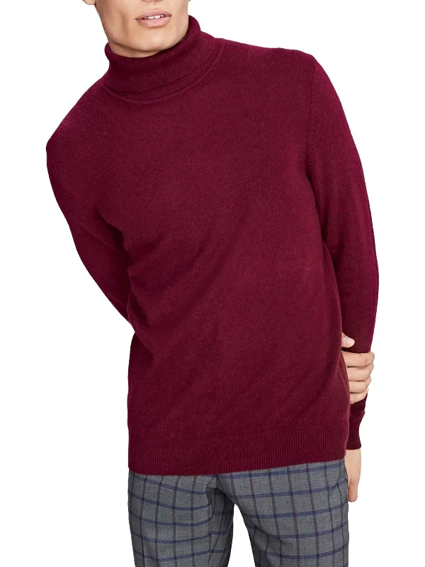 Mens Cashmere Luxury Turtleneck Sweater