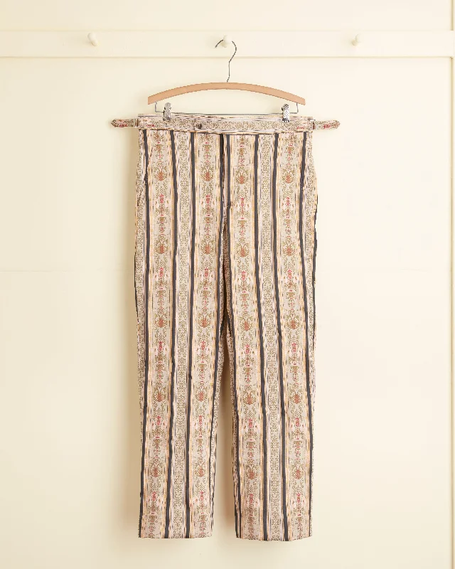 Warm Men's Fleece-Lined PantsFloret Brocade Trousers