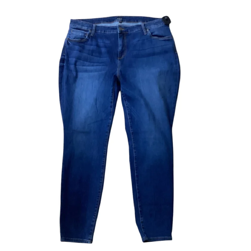 Relaxed Fisherman HatsJeans Wide Leg By Kut In Blue, Size: 20