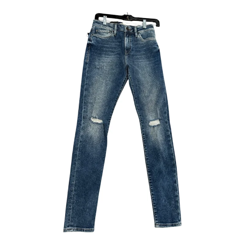 Elegant Derby CapsJeans Skinny By Mavi In Blue Denim, Size: 2