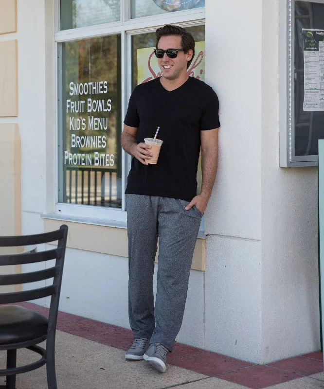 Men's Pants with Side PocketsShort Men's Tricot Athletic Pants - 3 Colors to Choose From!