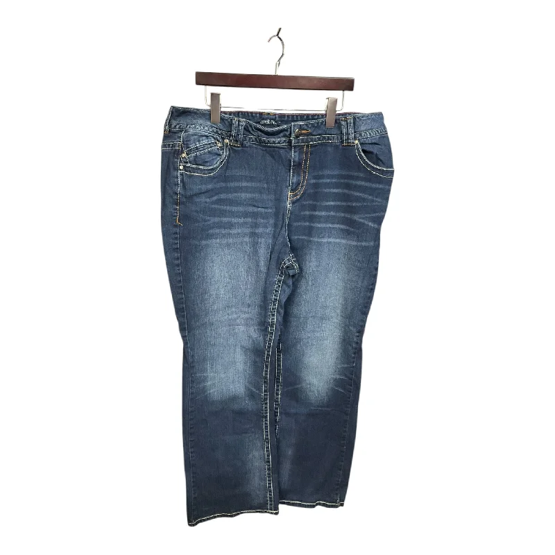 Wide-Brimmed Sun HatsJeans Boot Cut By Lane Bryant In Blue Denim, Size: 24
