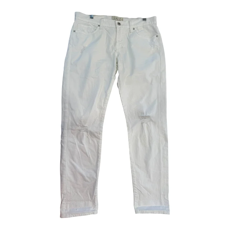 Funky Bucket CapsJeans Boyfriend By Lucky Brand In White, Size: 4