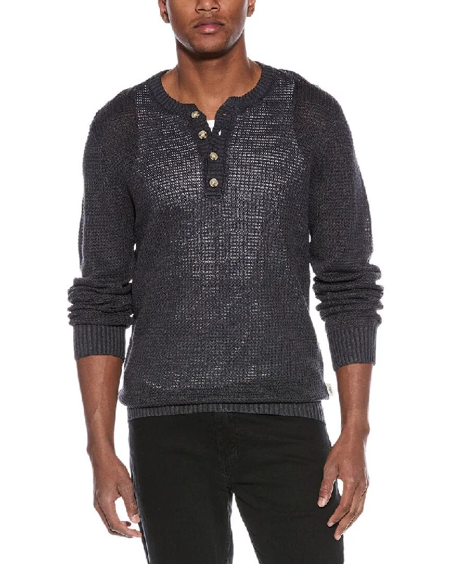 Onia Linen Henley Sweater