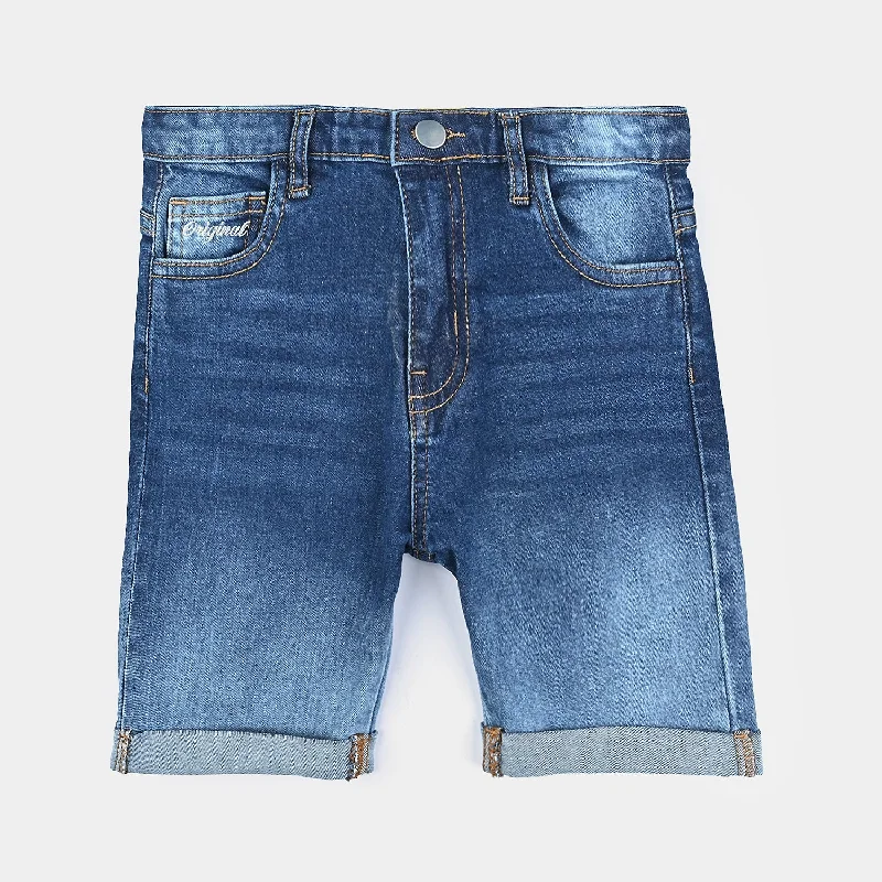 Classic Men's JeansBoys Denim Viscose Short Original-Dip.Dye