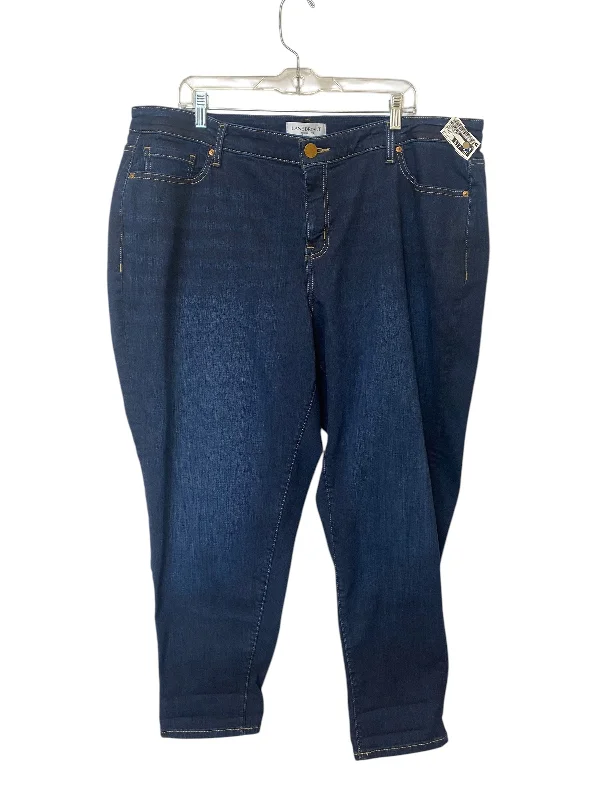 Beach Bucket CapsJeans Skinny By Lane Bryant In Blue Denim, Size: 18