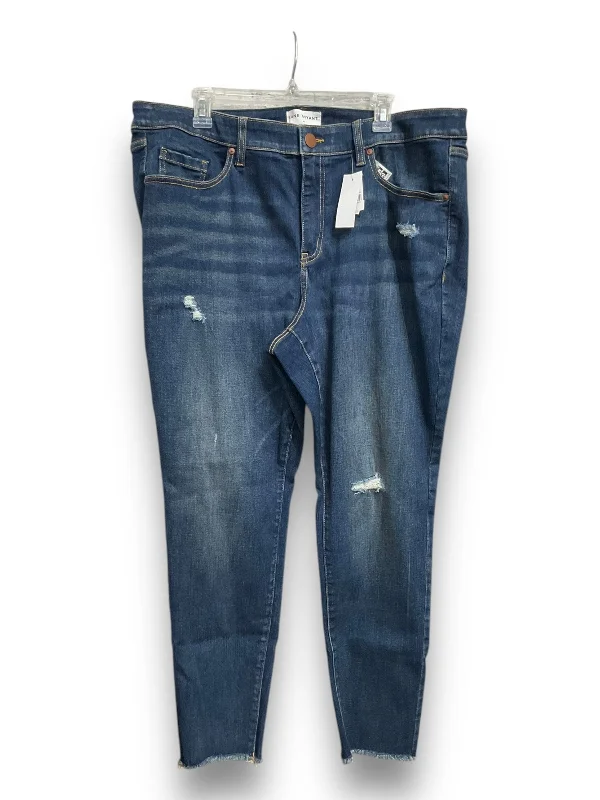 High-Quality Work HatsJeans Straight By Lane Bryant In Blue Denim, Size: 20