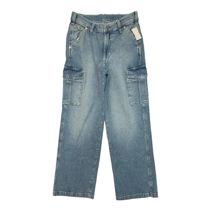 Sun-Protective Beach HatsJeans Wide Leg By Gap In Blue Denim, Size:4