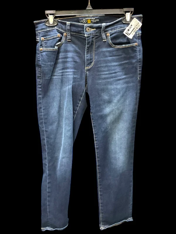 Relaxed Fisherman HatsJeans Skinny By Lucky Brand In Blue Denim, Size: 2