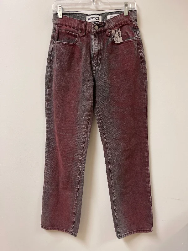 Artistic Derby HatsJeans Boyfriend By Clothes Mentor In Red, Size: 4