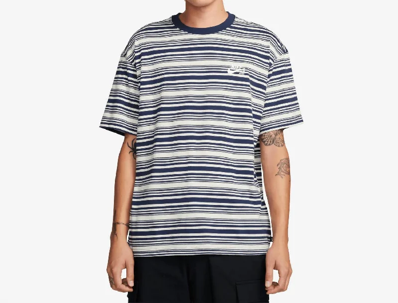 Men's Shirts with Lace-Up HemlinesMen's Sb Max90 Skate T-Shirt In Navy/white