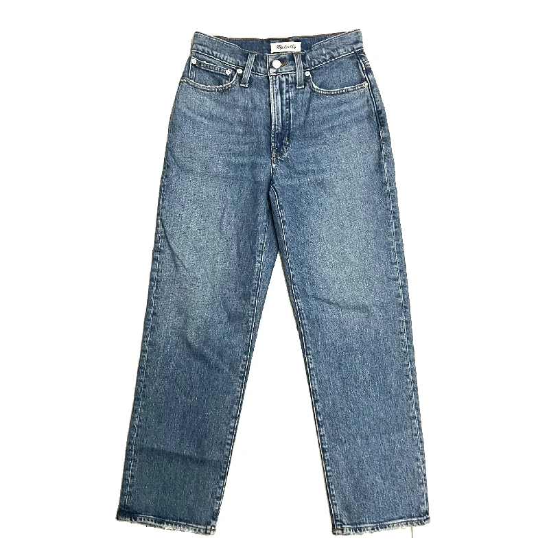 Vibrant Baseball HatsJeans Straight By Madewell In Blue Denim, Size: 0