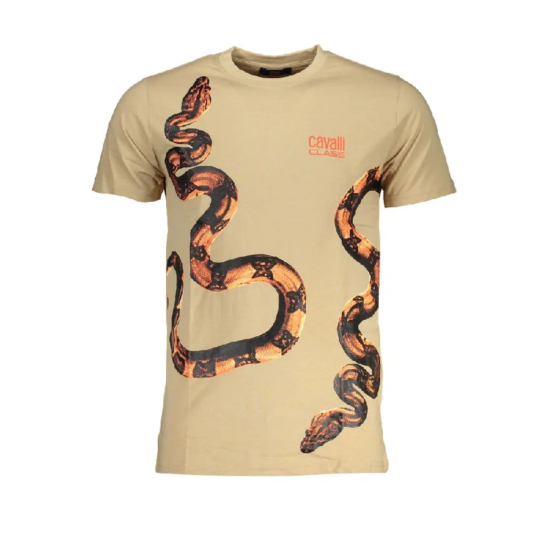 Men's Shirts with Button-Down PocketsCavalli Class  Cotton Men's T-Shirt