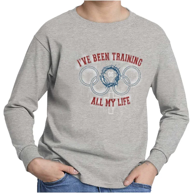 Men's Limited Edition Shirts for ExclusivityTraining Youth Long Sleeve T Shirt