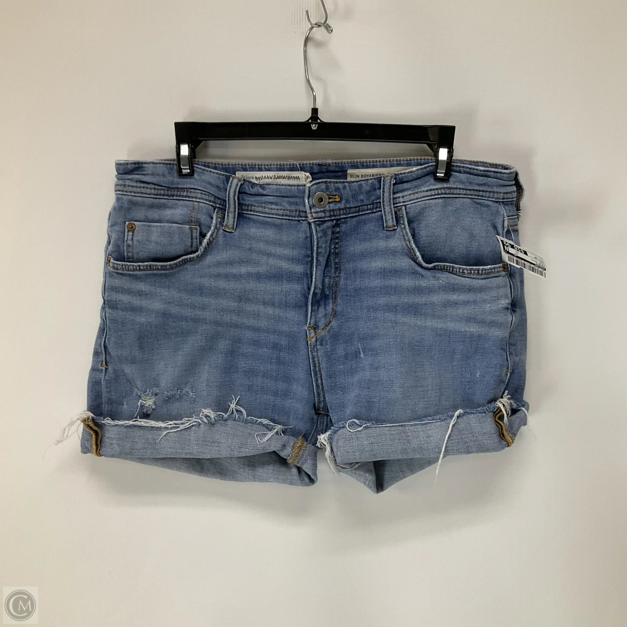 Men's Unique and Designer Bottom Wear for a Statement LookShorts By Pilcro In Blue Denim, Size: 10