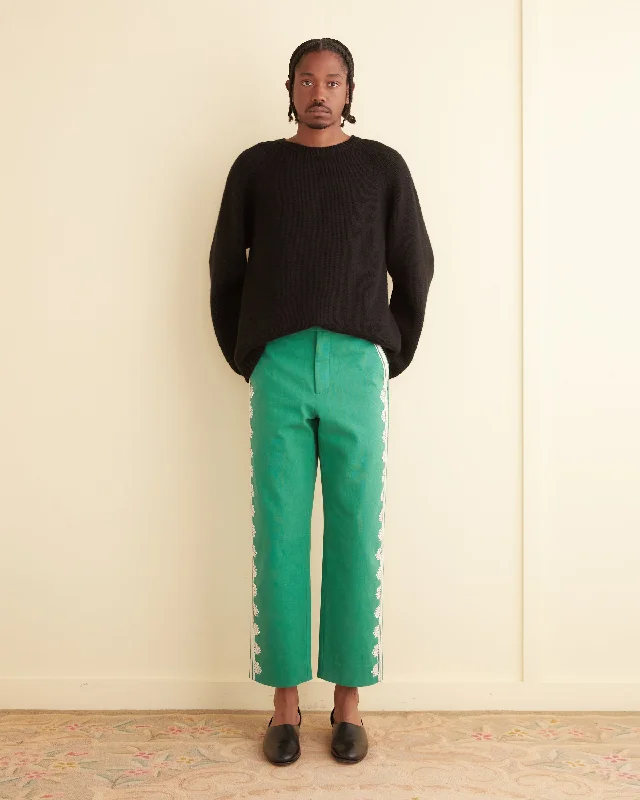 Men's Running Pants for ExerciseRipple Appliqué Trousers