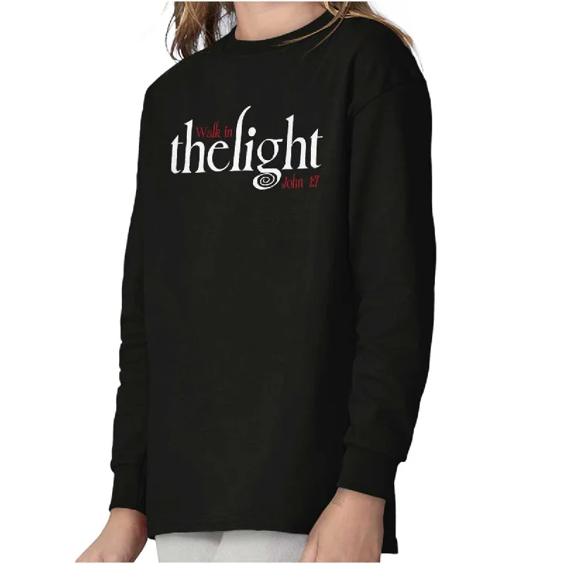 Men's Skinny-Fit Shirts for a Trendy LookThe Light Youth Long Sleeve T Shirt