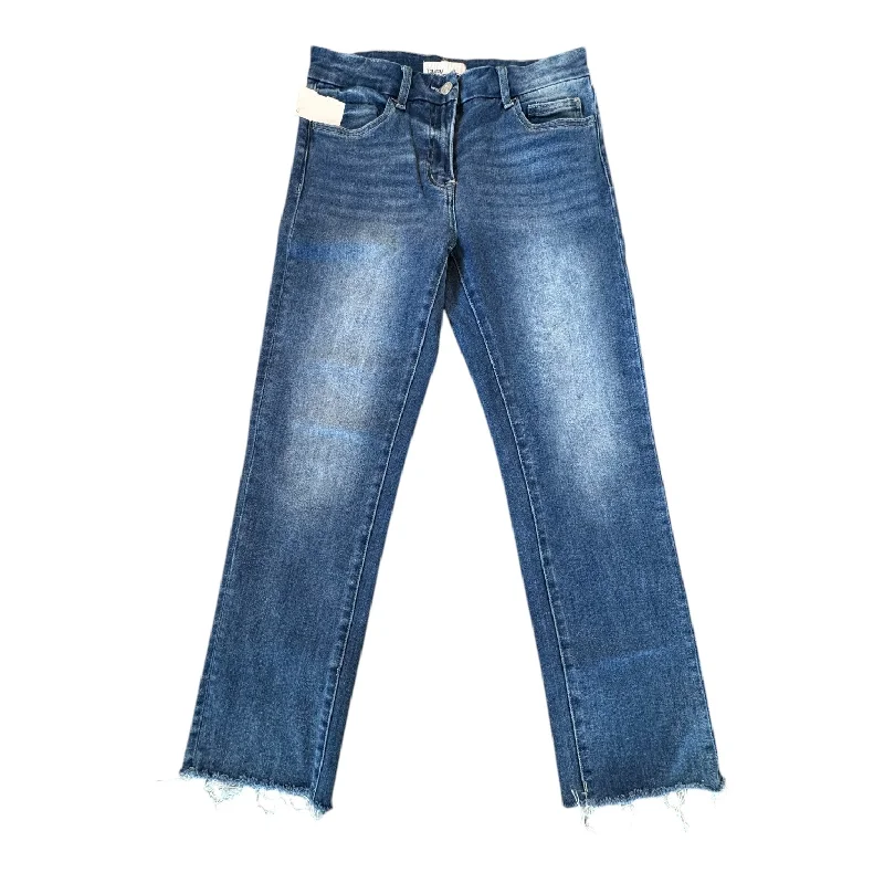 Men's Fedora HatsJeans Straight By Vervet In Blue Denim, Size:2