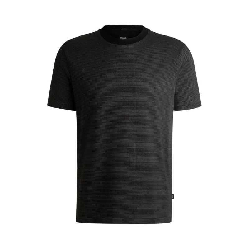 Men's Shirts with Hidden PocketsMercerized-cotton T-shirt with contrast collar