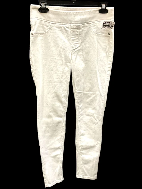 Warm Winter BeaniesJeans Jeggings By Old Navy In White Denim, Size: 2petite