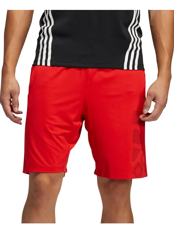 Men's Pants with Patch PocketsMens Drawstring Hem Basketball Casual Shorts