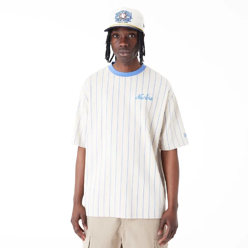 Men's Shirts with Graphic SleevesNew Era Pinstripe Stone Oversized T-Shirt